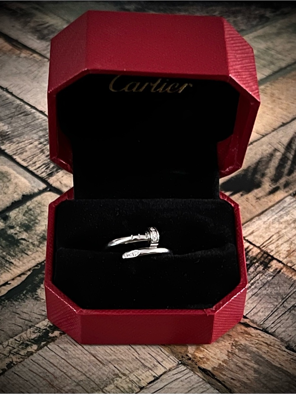 Cartier Silver Nail-Style Ring in Silver
